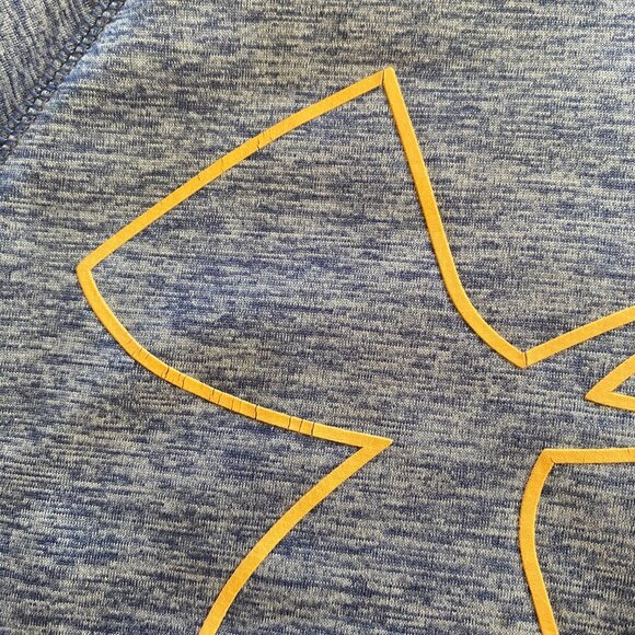 Under Armour Hoodie Blue Pull Over Hooded Sweatshirt with Pockets Size YMD Girls - Picture 9 of 15